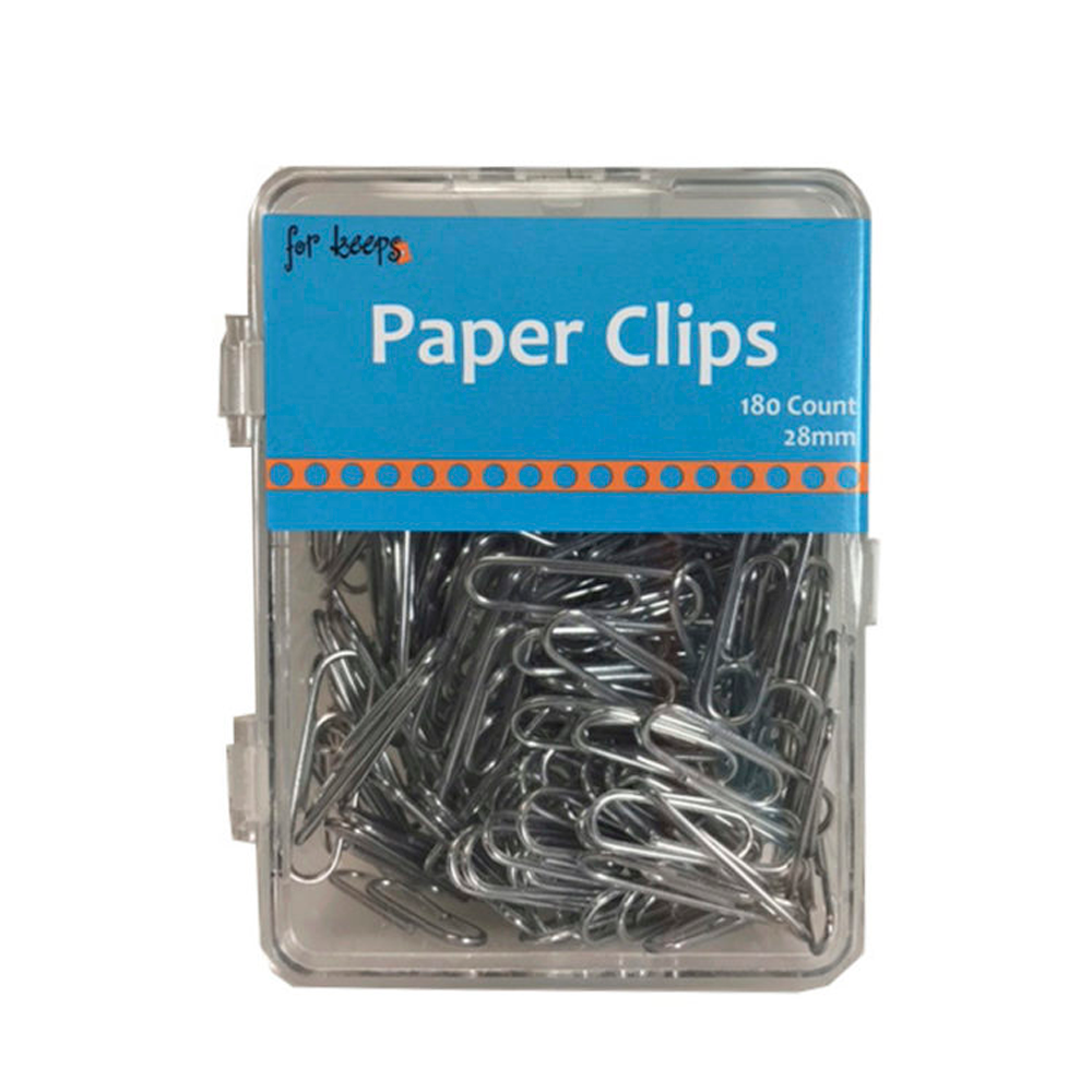 Clips de papel, paquete de 200 clips, clips de papel, adecuados para  oficina, escuela y uso diario, también se utiliza para bricolaje diario,  clip de