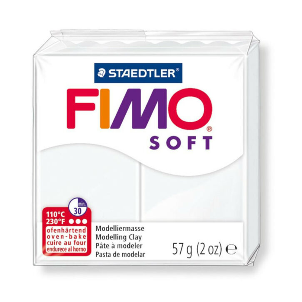 Fimo Soft 2 oz (57g) - (Disponible en 22 Colores) - Escultura & Manualidades