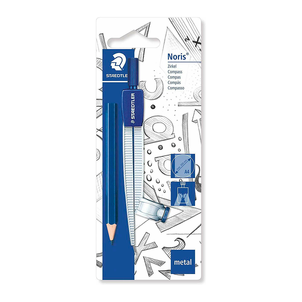 Compás escolar + lápiz – Productos Marfil