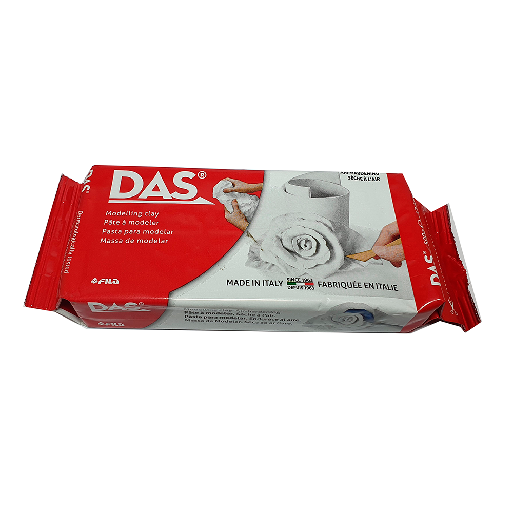 DAS - Arcilla Pasta para Modelar Secado al Aire Blanco 500g