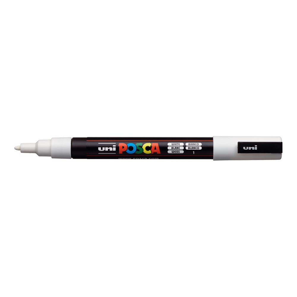 Uni Posca Cool Tones - Juego de marcadores de pintura acrílica, 8 unidades,  secado rápido, no tóxicos, ideal para graffiti, bellas artes, proyectos de