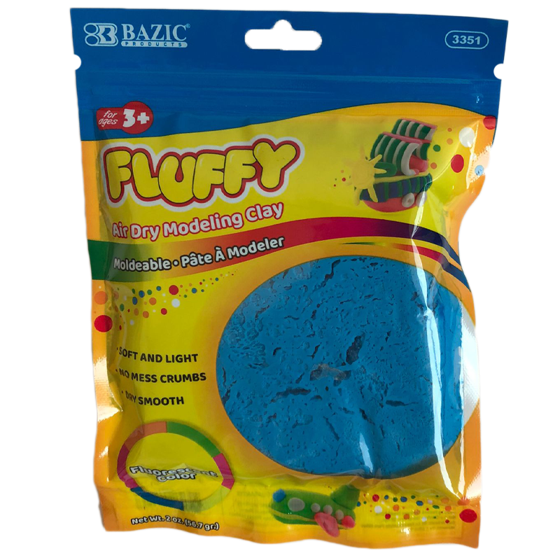 Fluffy Foamy Moldeable Fluorescente